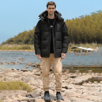 MESONGHUA新款秋冬户外登山鹅绒服情侣男女冬季羽绒服外套