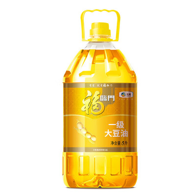 福临门 食用油 一级大豆油5L 中粮出品 浸出工艺 新老包装随机发货