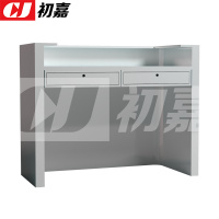 初嘉(CJ) 前台接待台收银台公司接待台迎宾台服务台转角吧台1200*600*1050