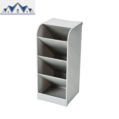 桌面收纳盒文具用品斜插式办公简约笔筒多功能学生笔桶杂物整理盒 三维工匠