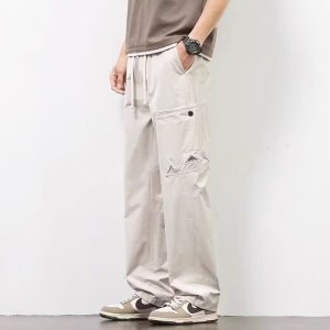 2025新款工装裤男直筒长裤子春夏宽松百搭休闲长裤