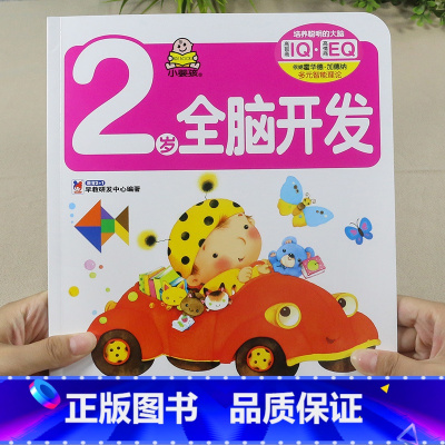 2岁全脑开发(单本) [正版]小婴孩宝宝早教书绘本0到3岁 一岁半两三岁宝宝书籍婴儿幼儿启蒙认知儿童益智书适合1-2-3