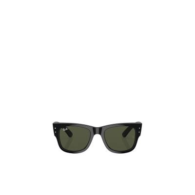 太阳镜男士几何框弧形镜腿徽标细节有色镜片