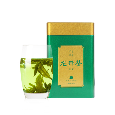 春茶安徽天方茶叶68g龙井绿茶春茶 雨前浓香型高山炒青绿茶 小罐装茶叶