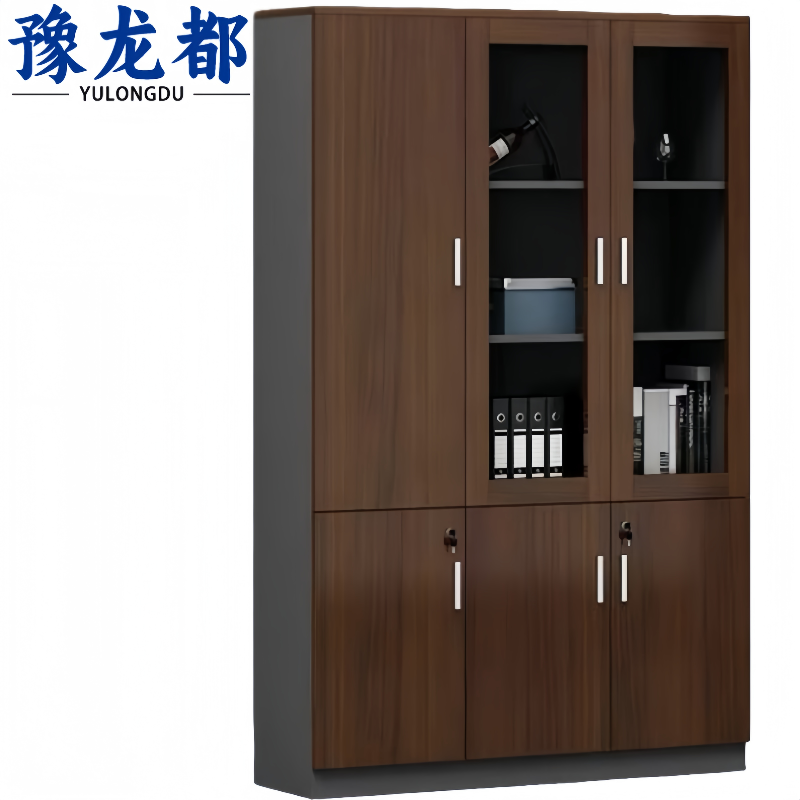 豫龙都 办公柜 三门 个