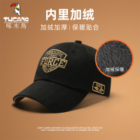 帽子男冬季防风防寒宽帽簷大头围棒球帽韩版百搭加绒显脸小鸭舌帽