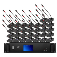 惠度(HuiDu)专业有线数字手拉手鹅颈会议话筒 YH-880S(1+30)(销售单位:套)