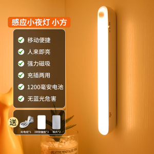 雷士照明智能人体感应灯小夜灯家用床头充电起夜入户过道人来即亮