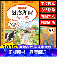 [5本]阅读理解+快乐读书吧全套 六年级下 [正版]2025版小学语文六年级阅读理解专项训练书人教版6年级上下册课内外阅