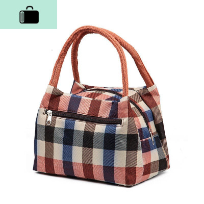 小手提布包女手拎小号 妈妈包手提包中年女士 便当饭盒袋子帆布NEW LAKE