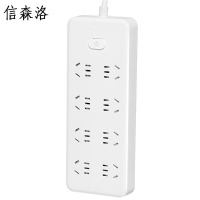 信森洛 孔位插线板 插排8位40孔总长3米 /个