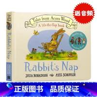 [正版]橡树林故事集4 小睡英文原版绘本 Rabbit's Nap 纸板翻翻书Tales from Acorn W