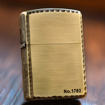 美国ZIPPO打火机芝宝盔甲加厚鱼戏莲叶间年年有余三面雕刻鲤鱼跃龙门限量款鲤鱼古铜鲤鱼