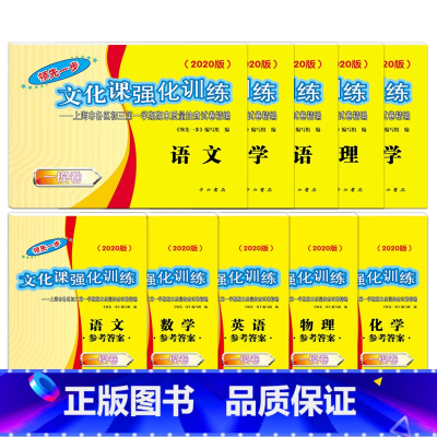 2020中考一模[全套10册] 初中通用 [正版]2021年版上海中考一模卷二模卷 领先一步走向成功 语文数学英语物理化
