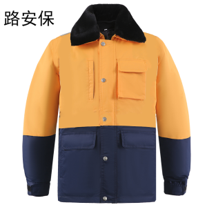 路安保皮短大衣羊剪绒皮毛一体内胆防寒防风件