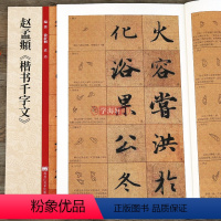 [正版]学海轩 赵孟頫楷书千字文放大版 赵孟俯赵体楷书毛笔书法字帖墨迹本附带教程技法解析 黑龙江美术出版社