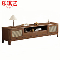 乐琪艺 电视柜 胡桃色 个