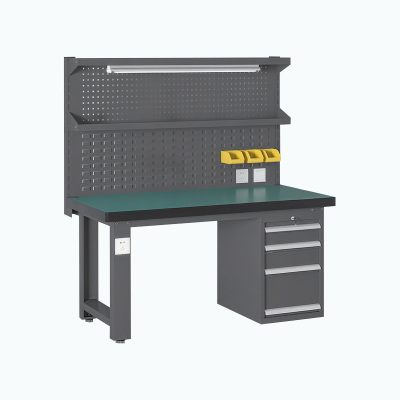 臻远 ZY5073043 重型工作台 落地四抽+挂板 1500*750*1720mm