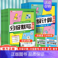 分级默写[语文] 一年级下 [正版]2024新版小学语文数学分级默写计算能手一二三四五六年级上下册人教版小学积累与默写小