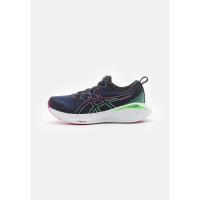 Asics/亚瑟士女款长跑路跑鞋透气减震休闲跑步训练鞋黑粉拼色