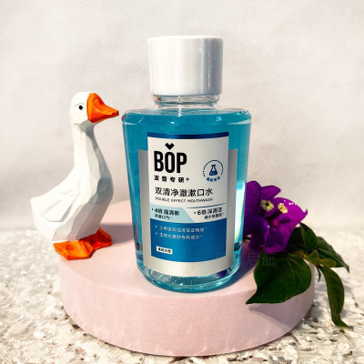 BOP波普专研双清净澈漱口水薄荷冷萃250ml