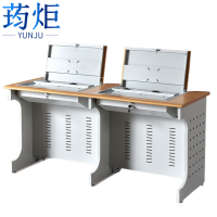 荺炬多媒体培训桌双人位张