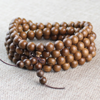 金丝檀木手串正宗108颗木手串男佛珠手串紫檀木沉香手串文玩手链送女朋友老婆情人节七夕生日礼物