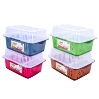 碗柜塑料碗筷沥水架带盖餐具碗具防尘置物架厨房双层收纳碗架家用