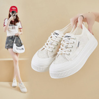 20266夏季小白鞋新款韩版ins女学生厚底增高网面透气休闲鞋