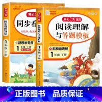 [下册丨2本]同步作文+阅读理解 小学五年级 [正版]2024新版 小学生同步作文三年级上册下册四五年级六年级一 二年级