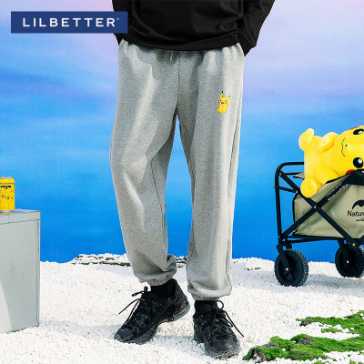 Lilbetter宝可梦联名卫裤男运动裤长裤皮卡丘束脚裤子男士侃爷裤