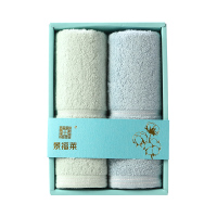 景福莱 全棉素雅毛巾2条装 JFL-LSTMH1 /盒