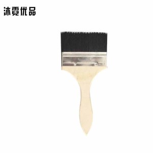 沐霓优品 黑毛猪鬃毛刷 4寸特厚100mm 把