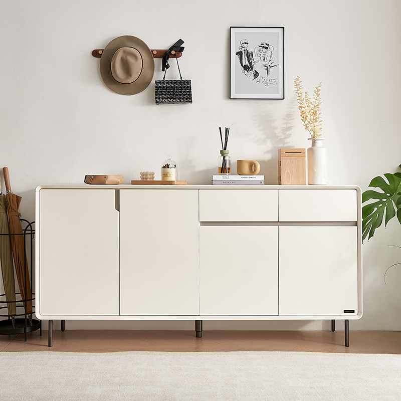 全友家居现代极简客厅门厅玄关柜入户鞋柜多元化储物柜