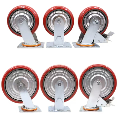 天瑞通邦 铁芯聚氨酯脚轮推车轮 个