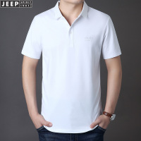 JEEP SPIRIT吉普短袖T恤男翻领商务休闲polo衫宽松大码半袖汗衫