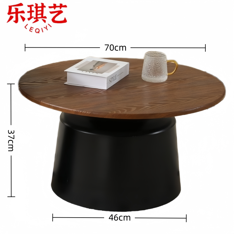 乐琪艺 圆桌70*70*37cm张