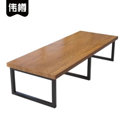伟樽实木会议桌360*120*75cm张