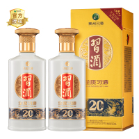 贵州習酒 金质习酒 500ml*2组合装 53度 (礼品袋随机)