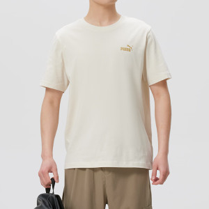 彪马(PUMA)男装新款运动短袖上衣跑步透气休闲宽松圆领T恤694448-01 ZP