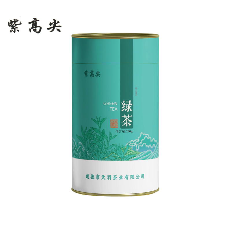 紫高尖一级明前云雾茶200g罐装