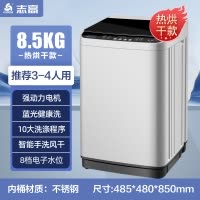 志高8.5公斤热烘干洗衣机家用全自动小型宿舍波轮出租房用节能省电