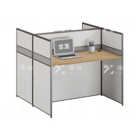 臻远 ZYGW-001 职员桌办公桌屏风工作卡位 对坐双人位