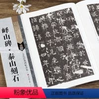 [正版]古代经典碑帖善本 峄山碑泰山刻石 毛笔软笔篆书碑帖书法练字帖 附旁注 局部原寸图 通篇释读 历代集评 刘天琪主