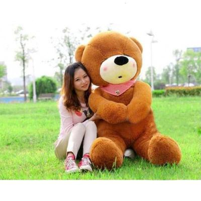 毛绒玩具1米8大抱熊泰迪熊布娃娃抱抱熊1.8米大号2米1.6米公仔1.2深棕眯眼1.2米送玫瑰花