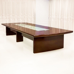 鑫环境 650*180CM会议桌 油漆贴木皮接待洽谈桌大型会议台桌