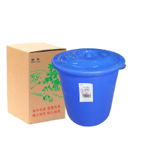 松丰 手提带盖塑料桶 R34cm*H28cm 个