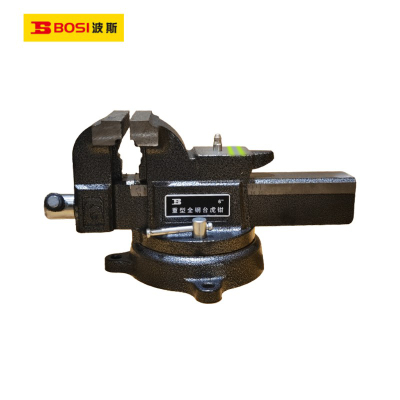 波斯(BOSI) 荧光系列重型全钢台虎钳 6寸 台