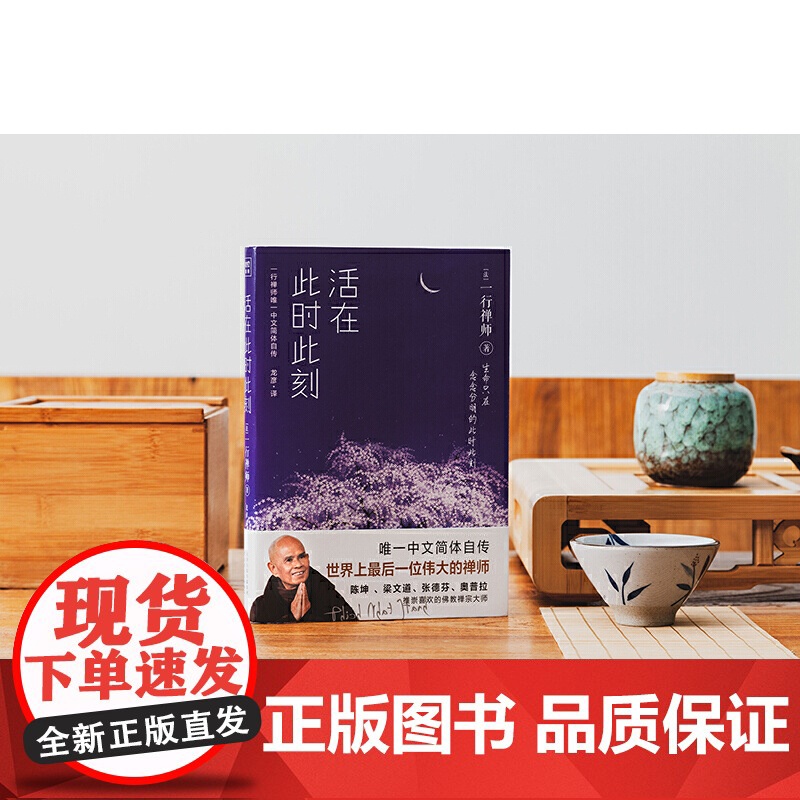 活在此时此刻 一行禅师修行手记 一本教你活出生命意义的灵性之书 讲述一行禅师真实的生活经历心灵励志 正版书籍