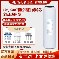 溢泰康富乐KEMFLO净水器通用10寸GAC颗粒活性炭滤芯